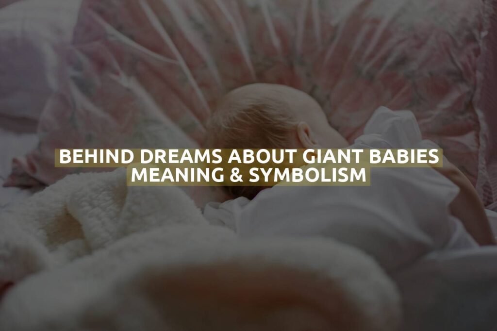 Behind Dreams About Giant Babies Meaning & Symbolism