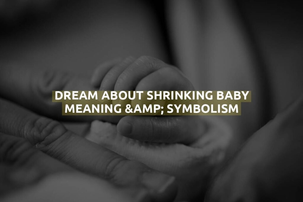 Dream About Shrinking Baby Meaning & Symbolism