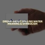 Dream About Spilling Water Meaning & Symbolism