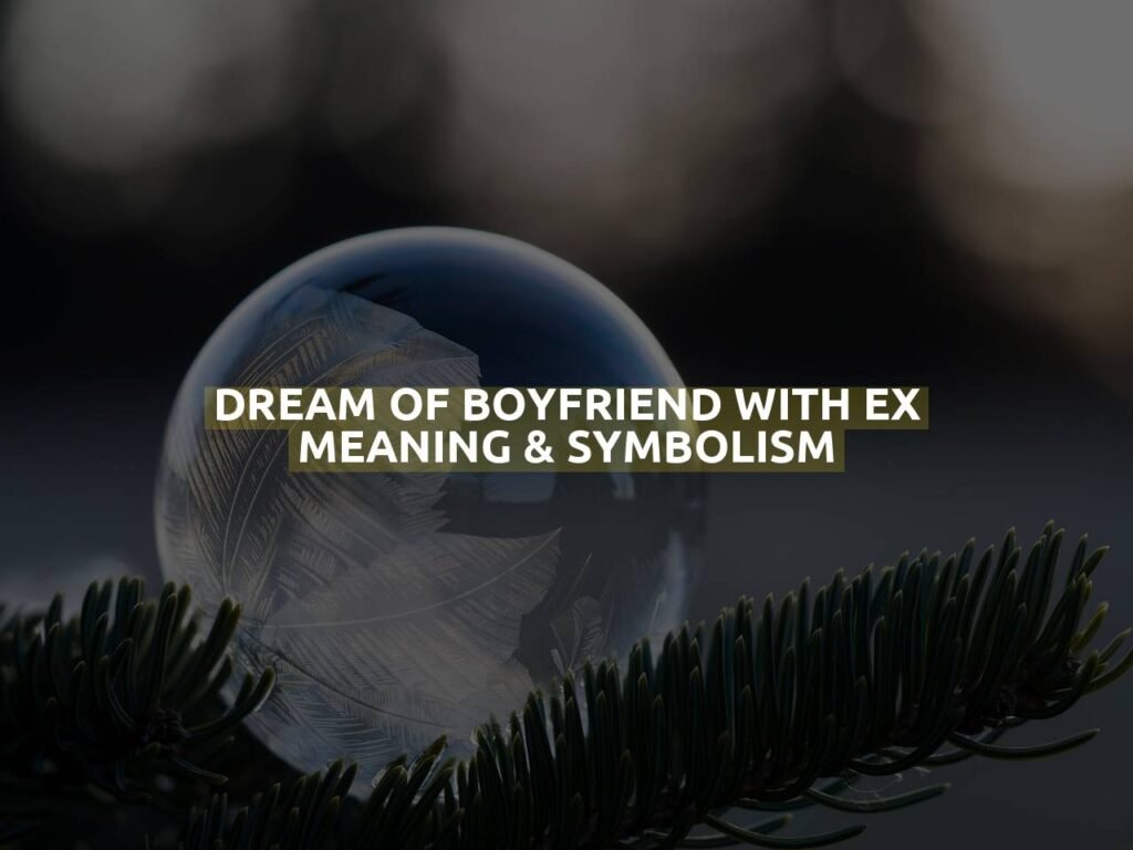 Dream Of Boyfriend With Ex Meaning & Symbolism