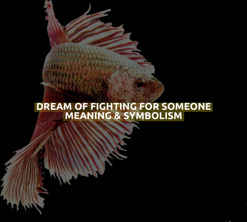 Dream Of Fighting For Someone Meaning & Symbolism