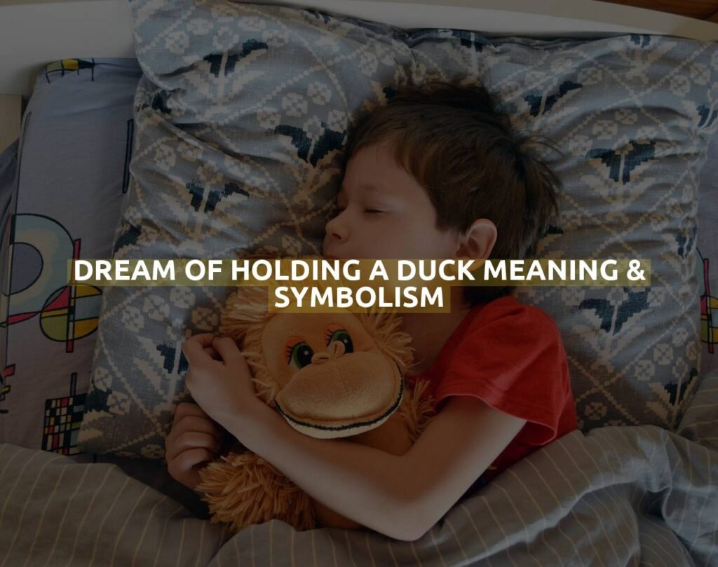 Dream Of Holding A Duck Meaning & Symbolism