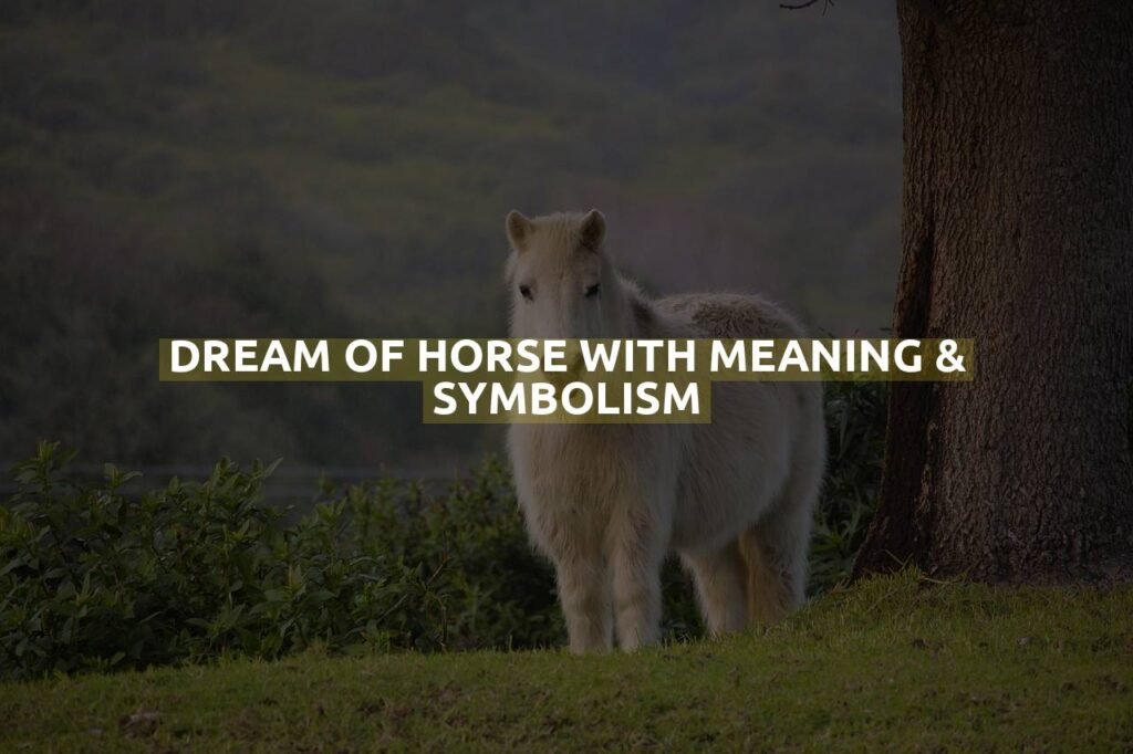 Dream Of Horse With Meaning & Symbolism