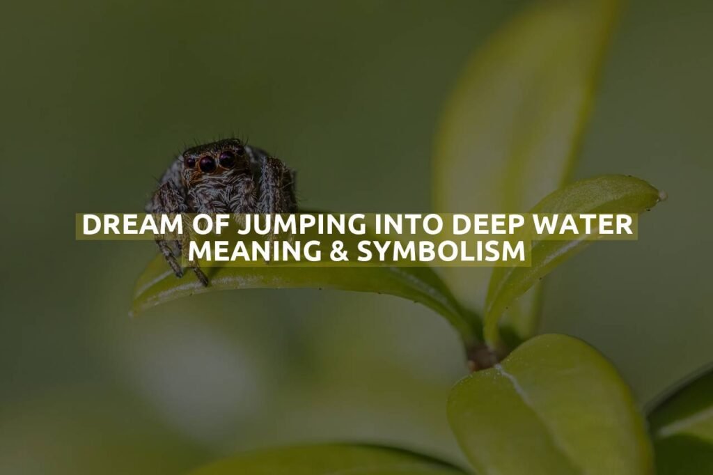 Dream Of Jumping Into Deep Water Meaning & Symbolism