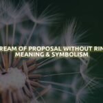 Dream Of Proposal Without Ring Meaning & Symbolism