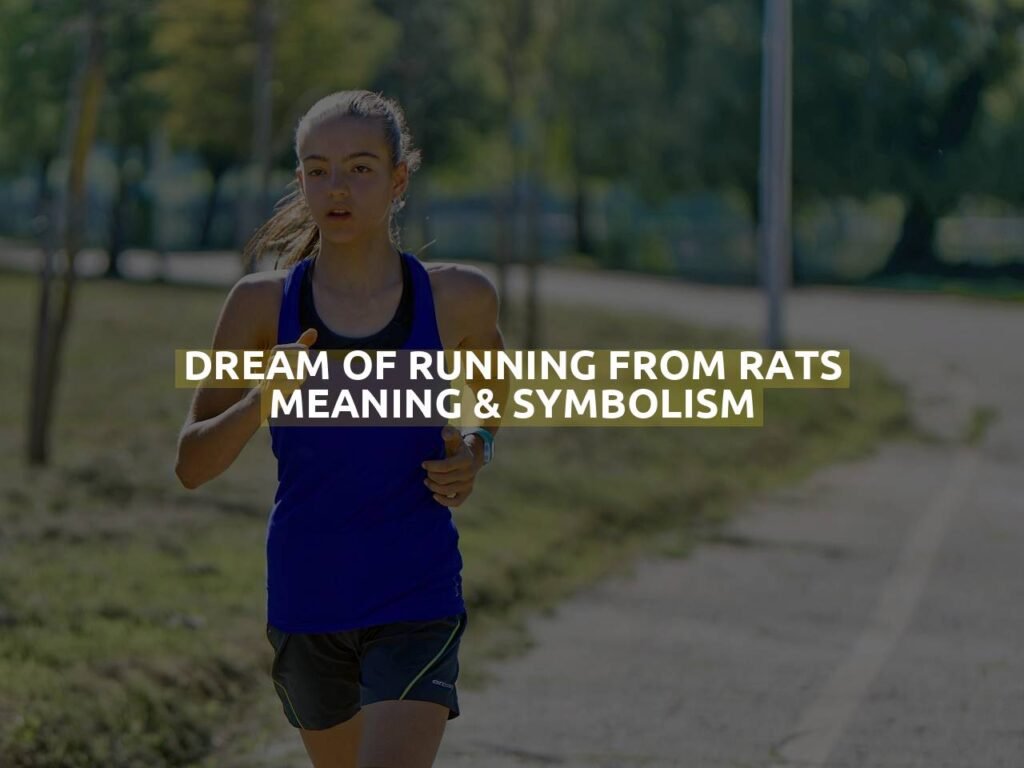 Dream Of Running From Rats Meaning & Symbolism