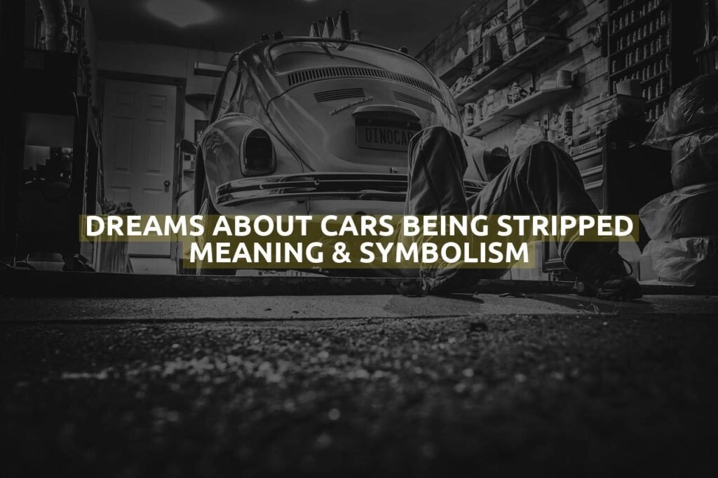 Dreams About Cars Being Stripped Meaning & Symbolism