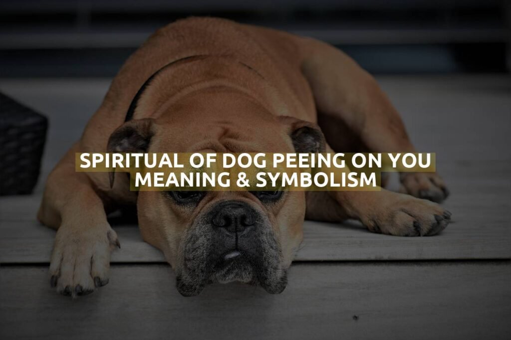 Spiritual Of Dog Peeing On You Meaning & Symbolism